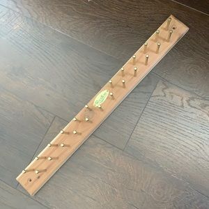 COPY - Solid wood tie rack (holds 24 ties)